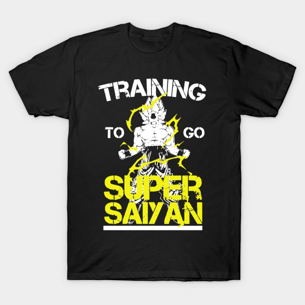 Training To Go Super Saiyan T-Shirt by DesignShirt